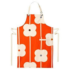 Orla Kiely Abacus Red Apron