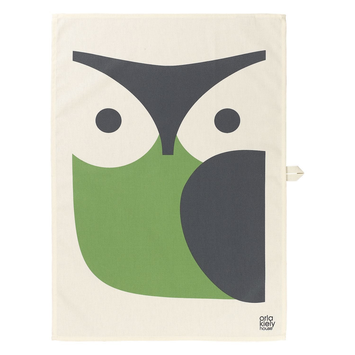 Orla Kiely 2 Owls Tea Towel