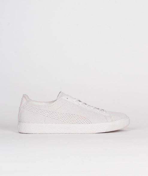 Puma Whisper White Stampd Clyde Shoes