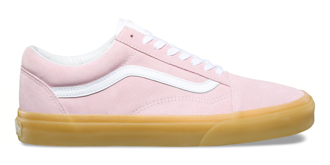 Vans  Light Gum Chalk Suede Old Skool Double Skate Shoe