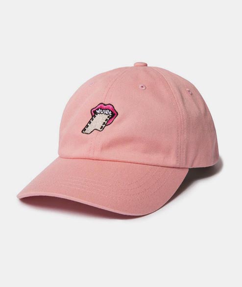 The Quiet Life Pink Film Lips Dad Hat