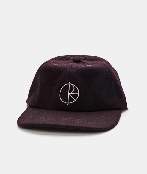 POLAR SKATE Auburgine Wool Cap