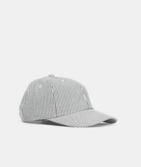 Norse Projects Navy Stripe Seersucker Sports Cap