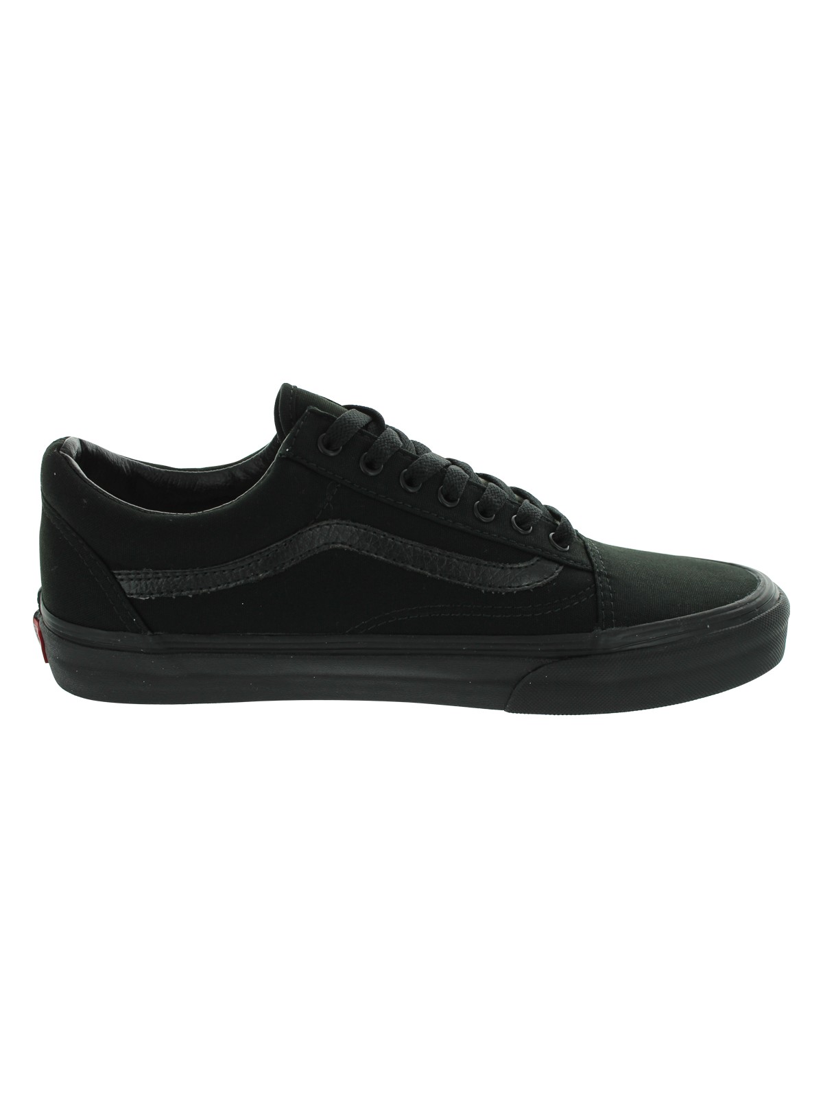 all black canvas old skool vans