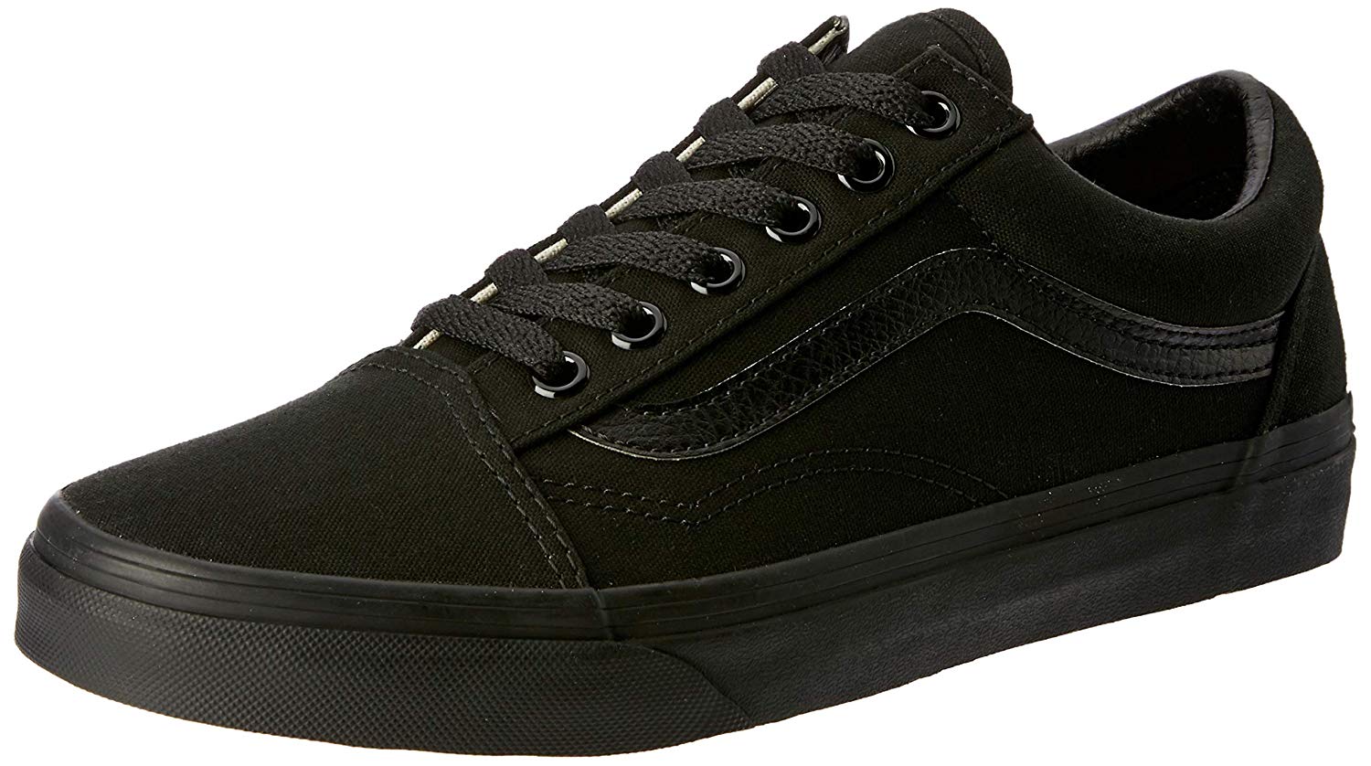 vans all black canvas