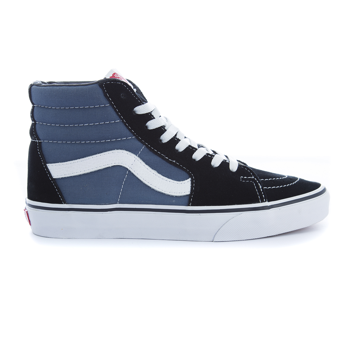 Vans  Navy Suede and Canvas Sk8 Hi Skate Shoe