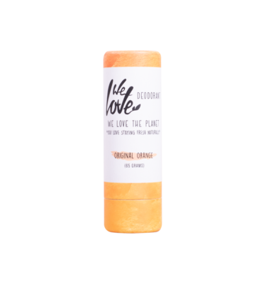 We Love The Planet 100% Natural Deodorant Stick Original Orange 