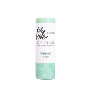 We Love The Planet 100% Natural Deodorant Stick Mighty Mint