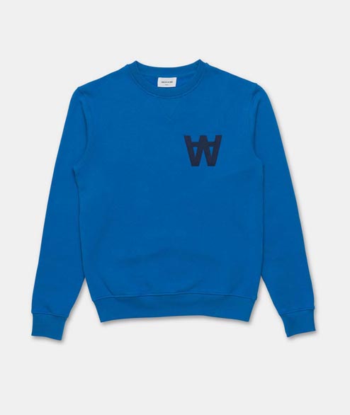 Wood Wood AA Imperial Blue Houston Sweatshirt