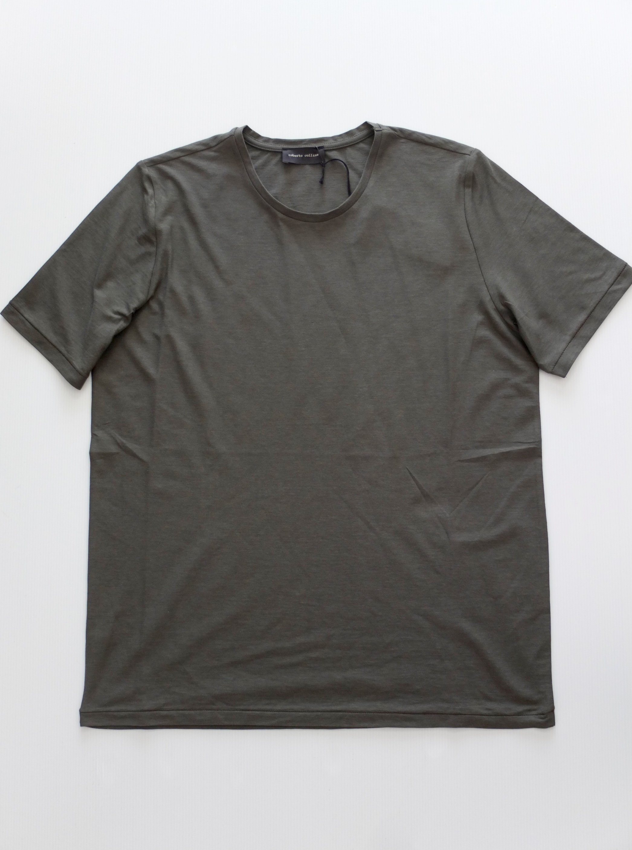 Roberto Collina Olive Green Short Sleeve T-Shirt