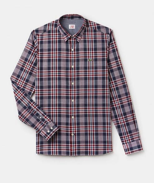 lacoste-red-plaid-slim-fit-shirt