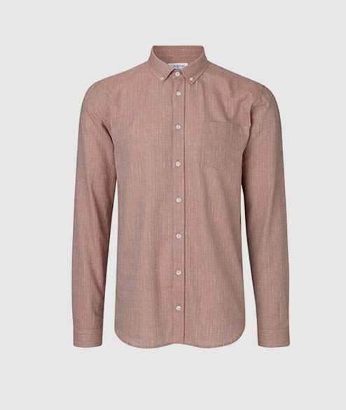 Libertine-Libertine Ochre Cotton Hunter Long Sleeve Shirt