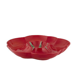 Bordallo Pinheiro Earthware Tomato Appetizer Platter