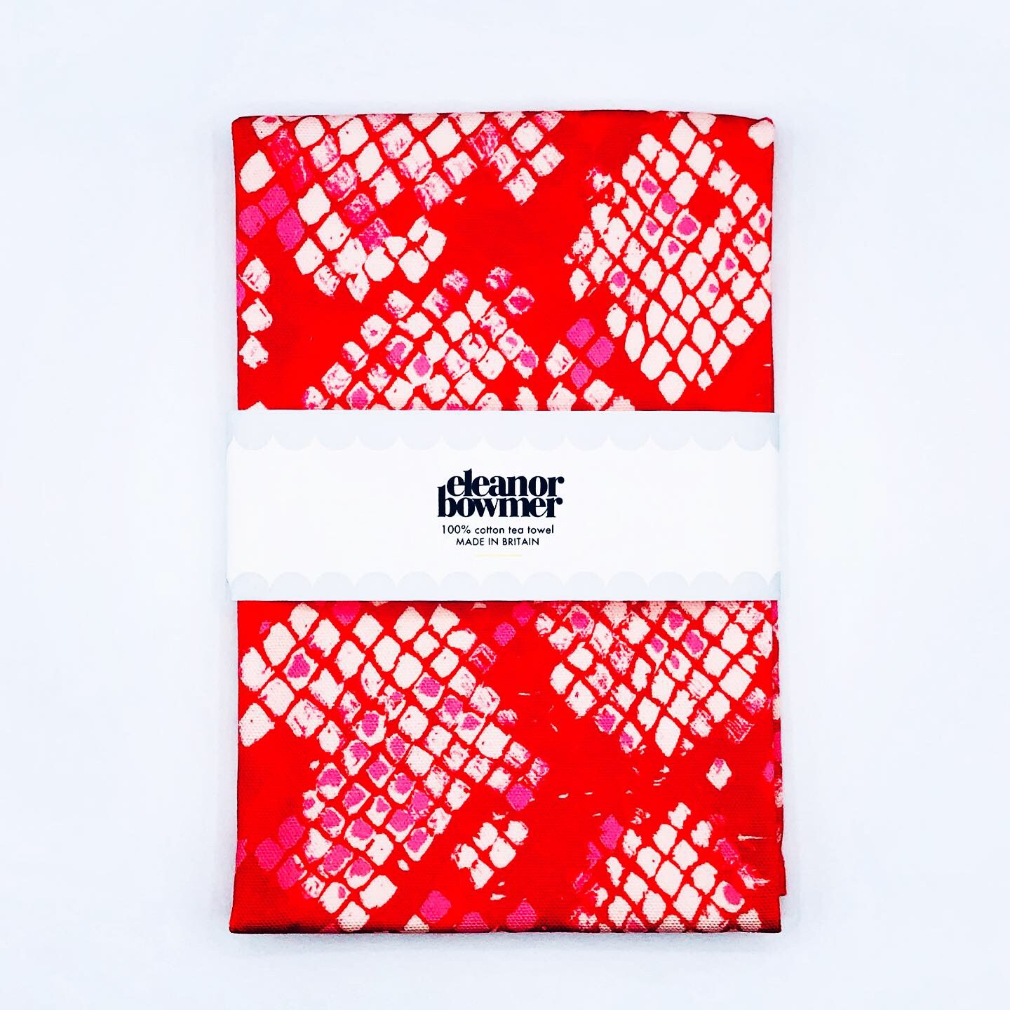 eleanor-bowmer-pink-and-red-snakeskin-print-tea-towel