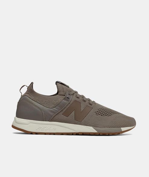 New Balance Size 9 Mushroom Leather MRL247DT Shoes