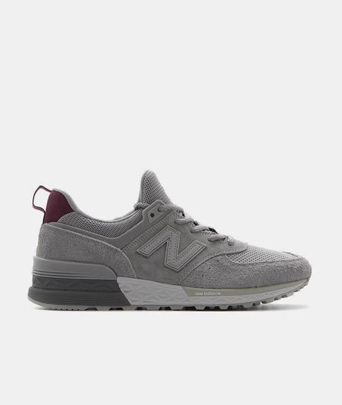 New Balance Team Grey Suede MS574 OF Shoes