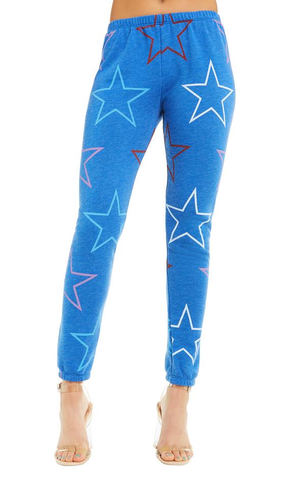 Wildfox Knox Sweat Pants in Starlight Blue