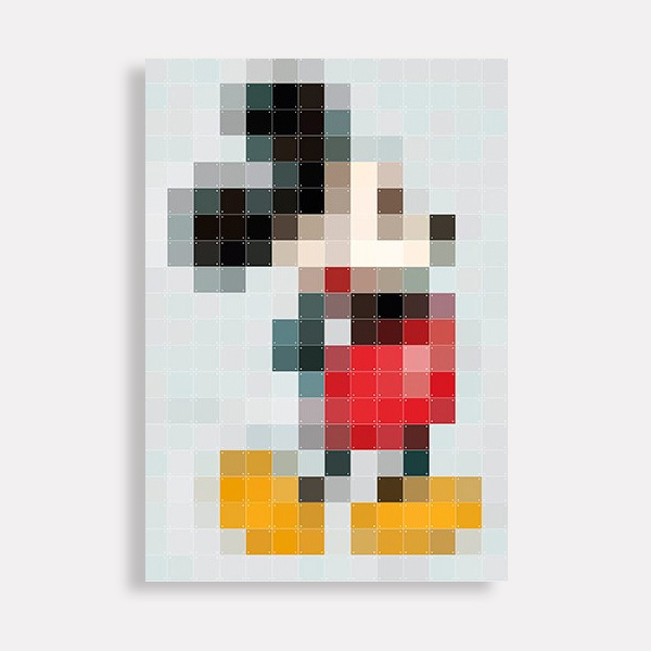 IXXI Mickey Mouse Pixel Wall Decoration