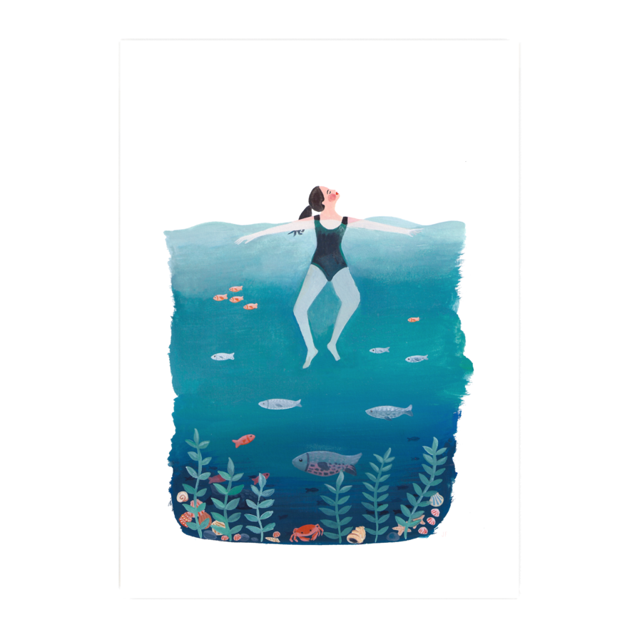 Jade Fisher Swimmer Print