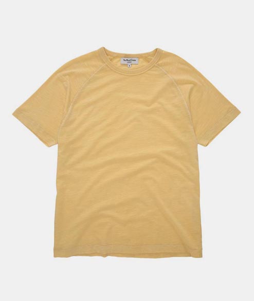 YMC Lemon Cotton Tv Raglan T Shirt