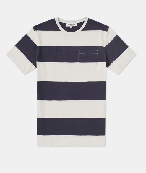 YMC Navy Cotton Baja T Shirt