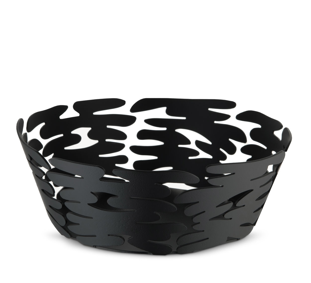 Alessi Barket Black Basket Fruit Bowl