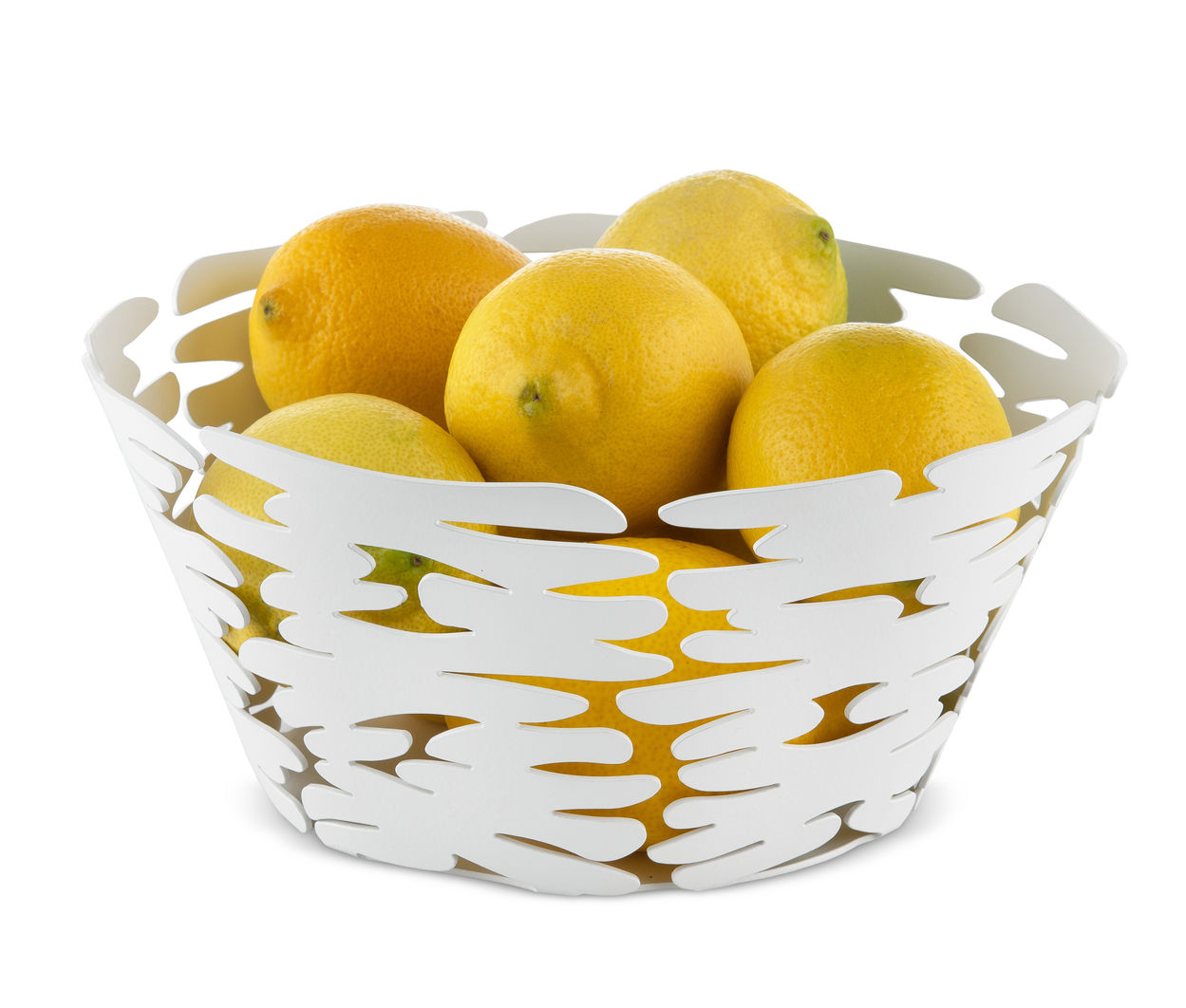 Alessi Barket Big Basket White Steel Bowl