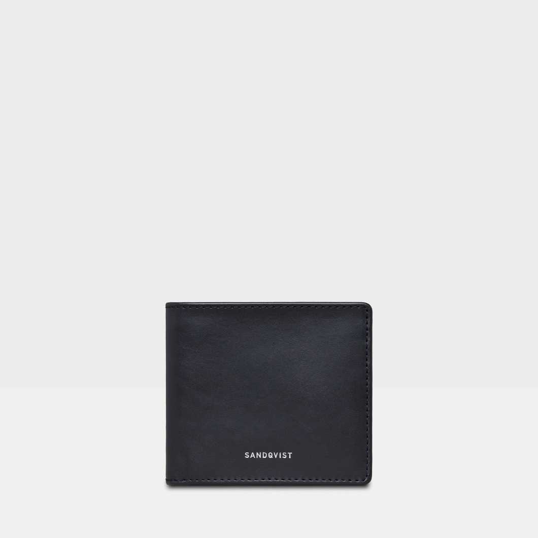 Sandqvist  Black Leather Manfred Wallet