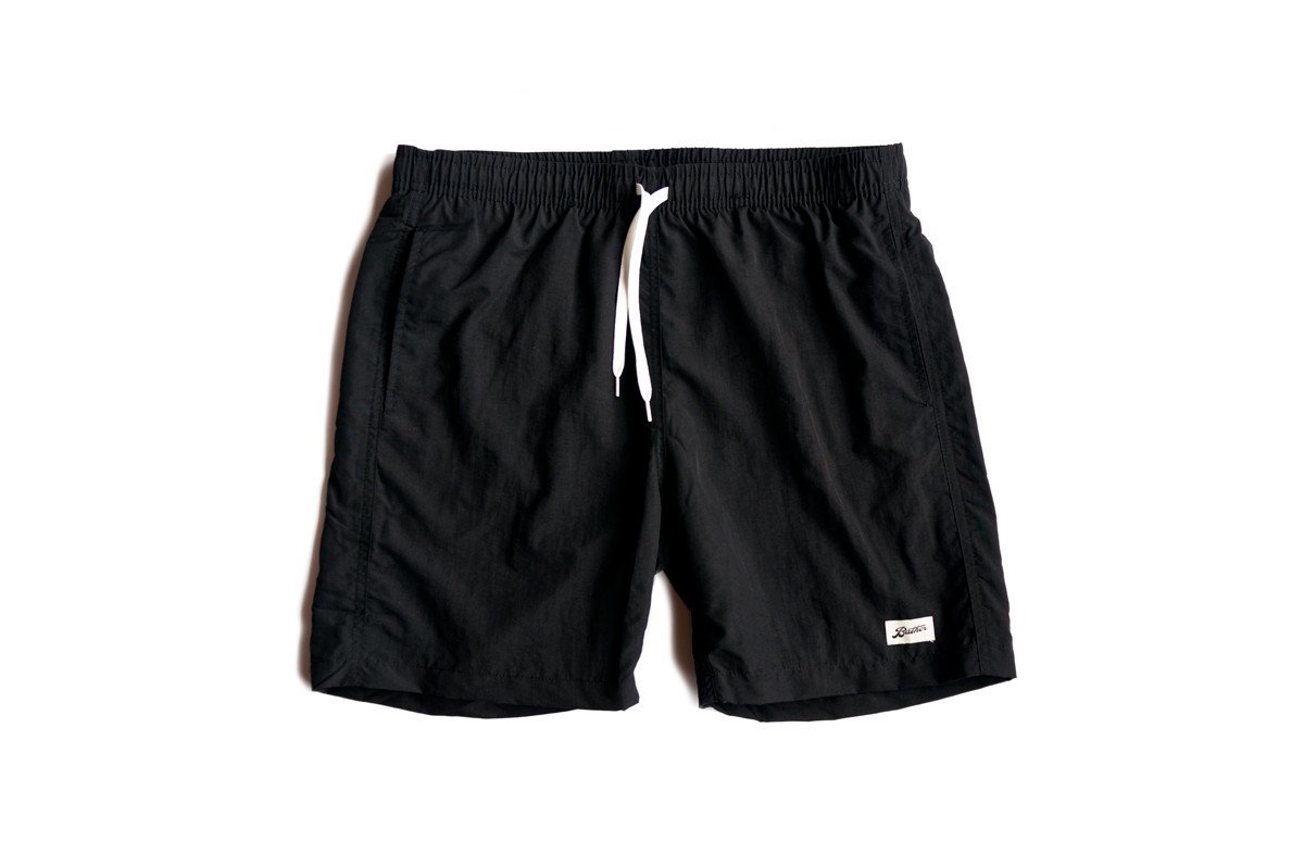 Bather Solid Swim Trunk - Black 