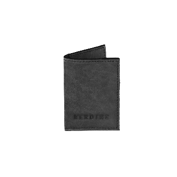 Berdine Black Leather Card Holder