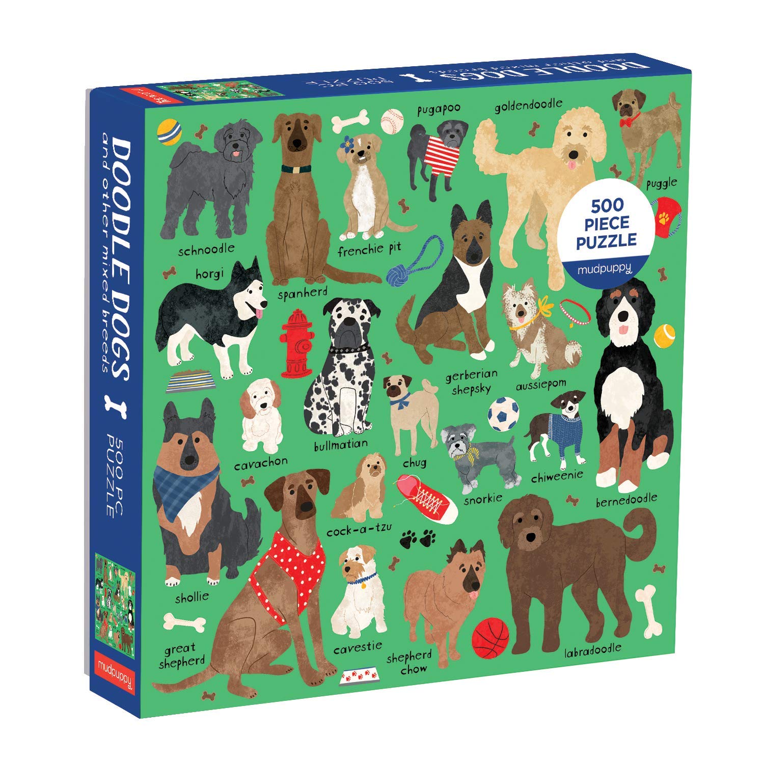 Mudpuppy Doodle Dog 500 Piece Puzzle