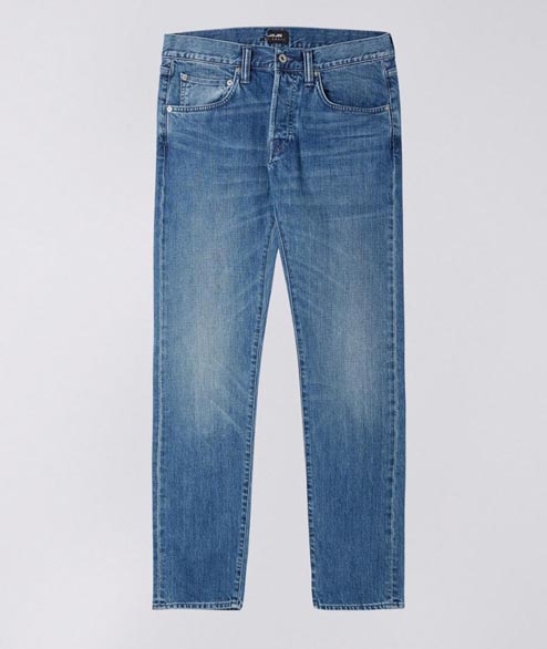 Edwin Blue Clean Wash Cotton ED 55 Pant