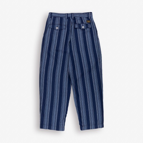 Kings of Indigo Indigo Tencel Henri Striped Trouser