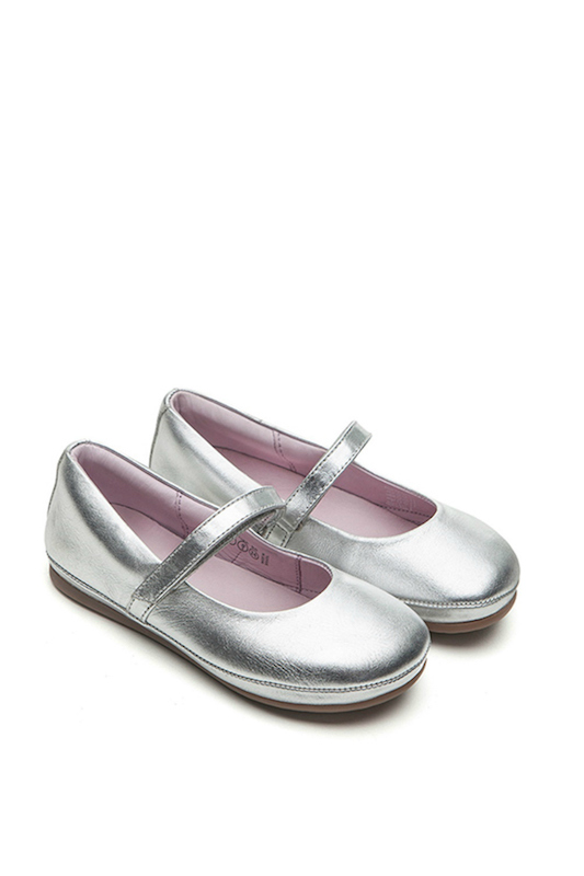 Tip Toey Joey Little Twirl Silver Shoes