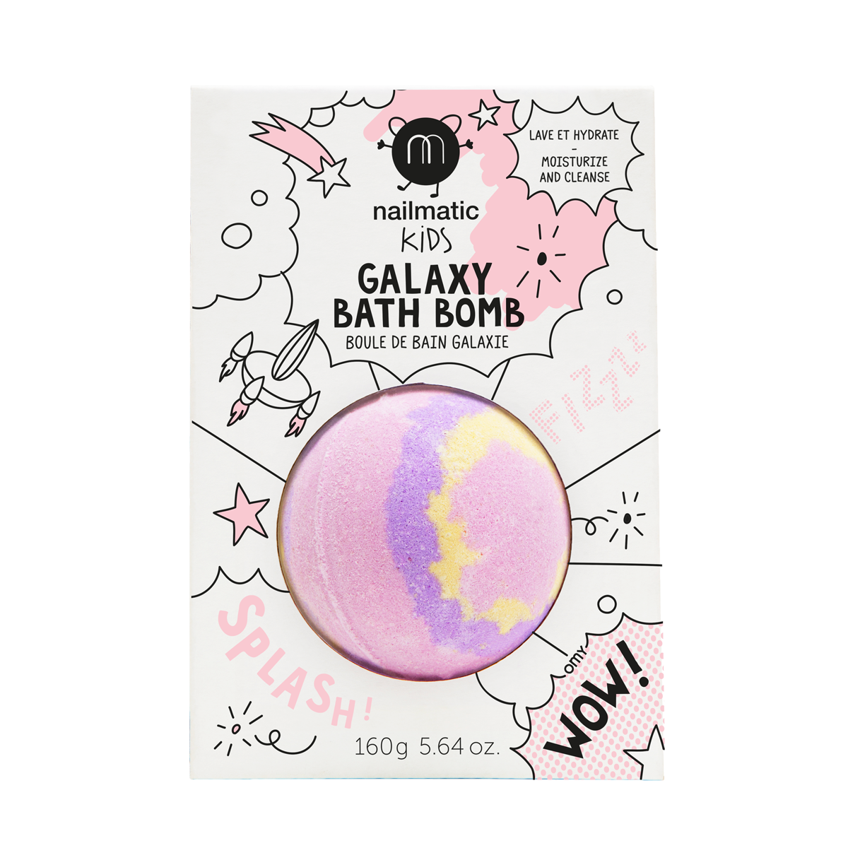 Nailmatic 160g Supernova Sparkling Galaxy Bath Bomb