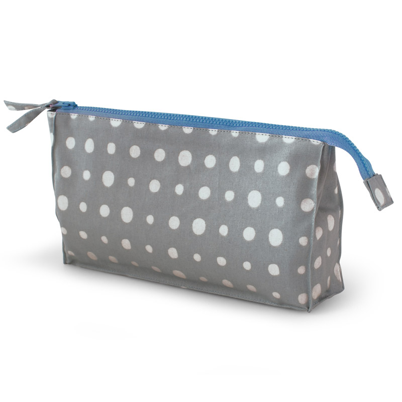 Aspegren Pearl Gray Phthalate Free PVC Makeup Bag