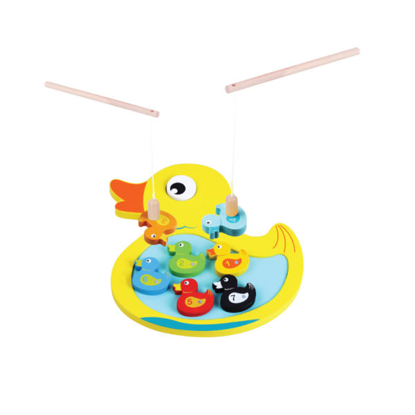 Jumini Wooden Duck Fishing Numbers Game