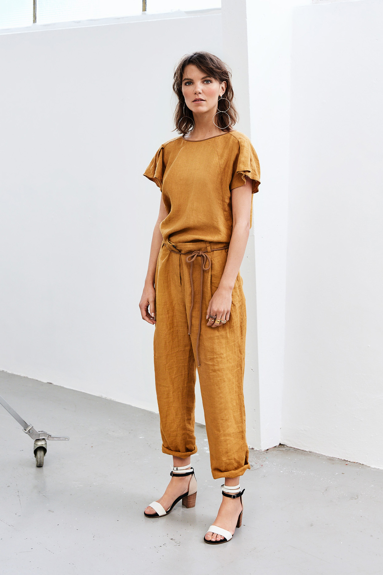 Humanoid Honey Linen Sana Trousers