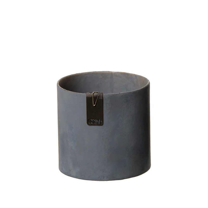 Lubech Living Tokyo 11cm Petroleum recycled plant pot 