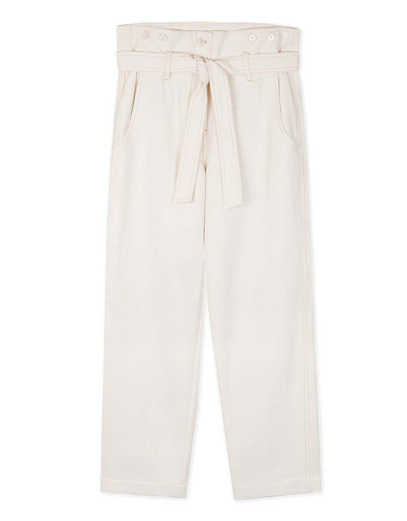 Sessun Fleur De Sel Cotton Grindel Trousers