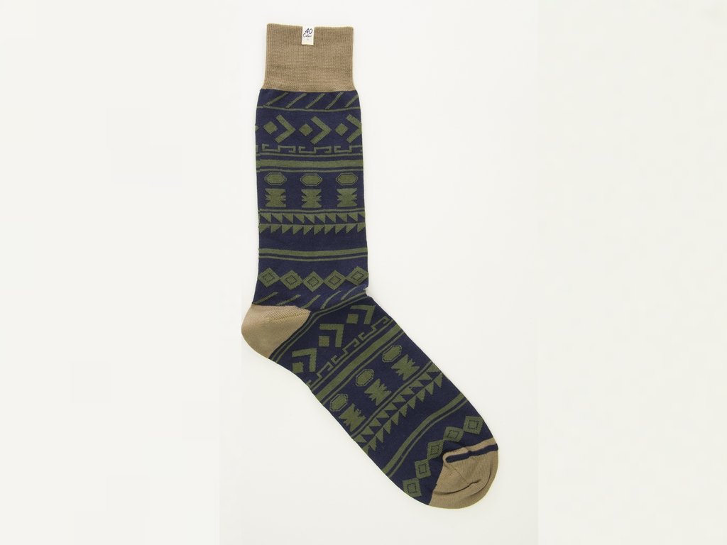 40 Colori Organic Cotton Tribal Striped Socks