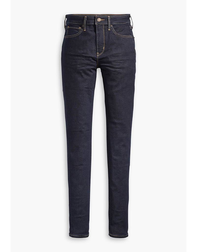 Trouva: Dark Wash Cotton To The Nine 721 High Rise Skinny Jeans