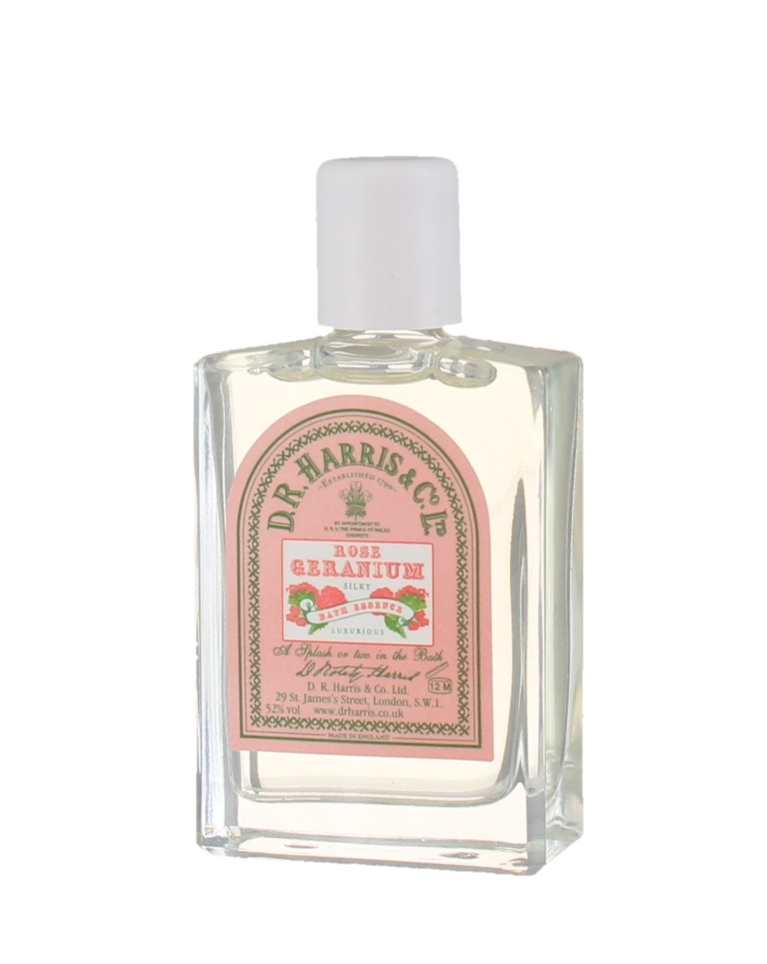 D. R. Harris 30ml Rose Geranium Bath Essence