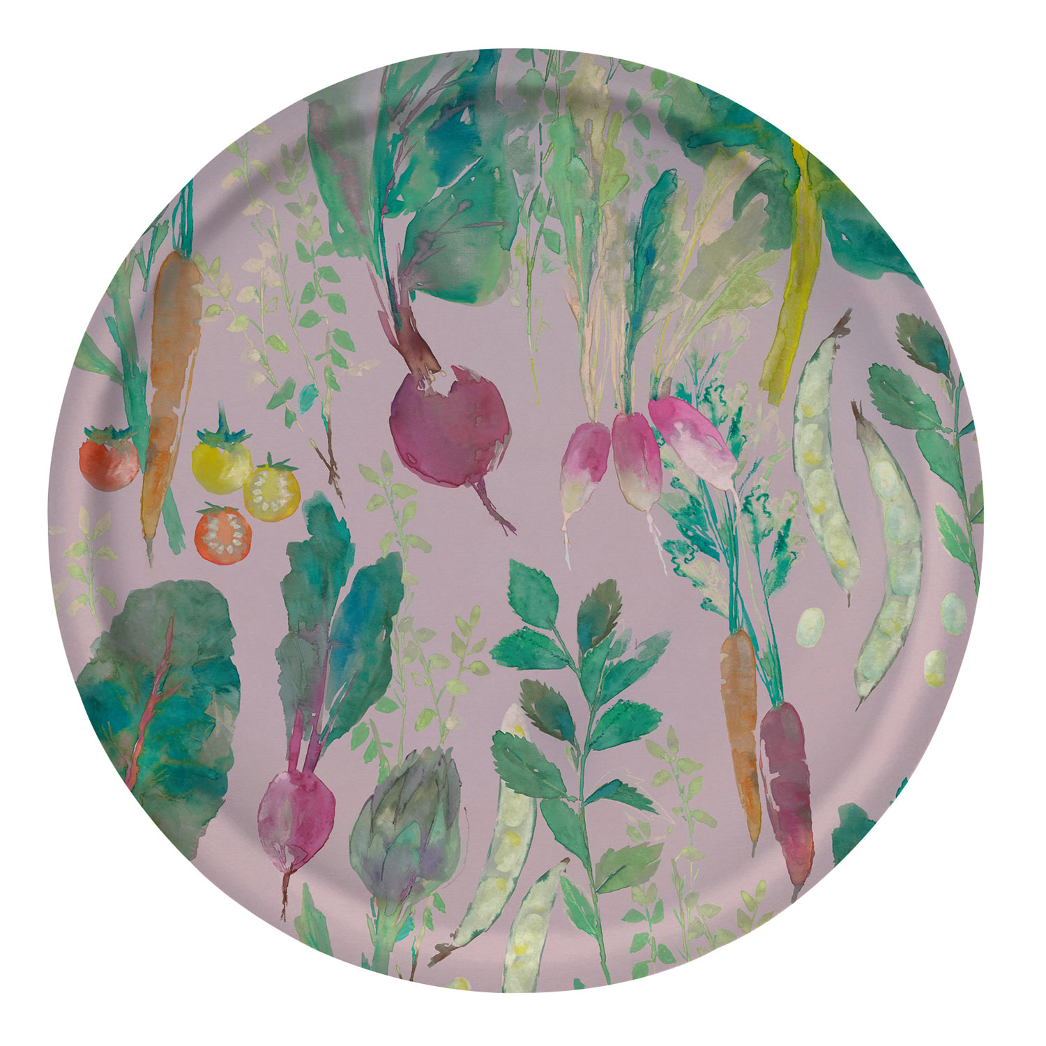 Bluebellgray Vegetable Patch Rosehip Circular Tray