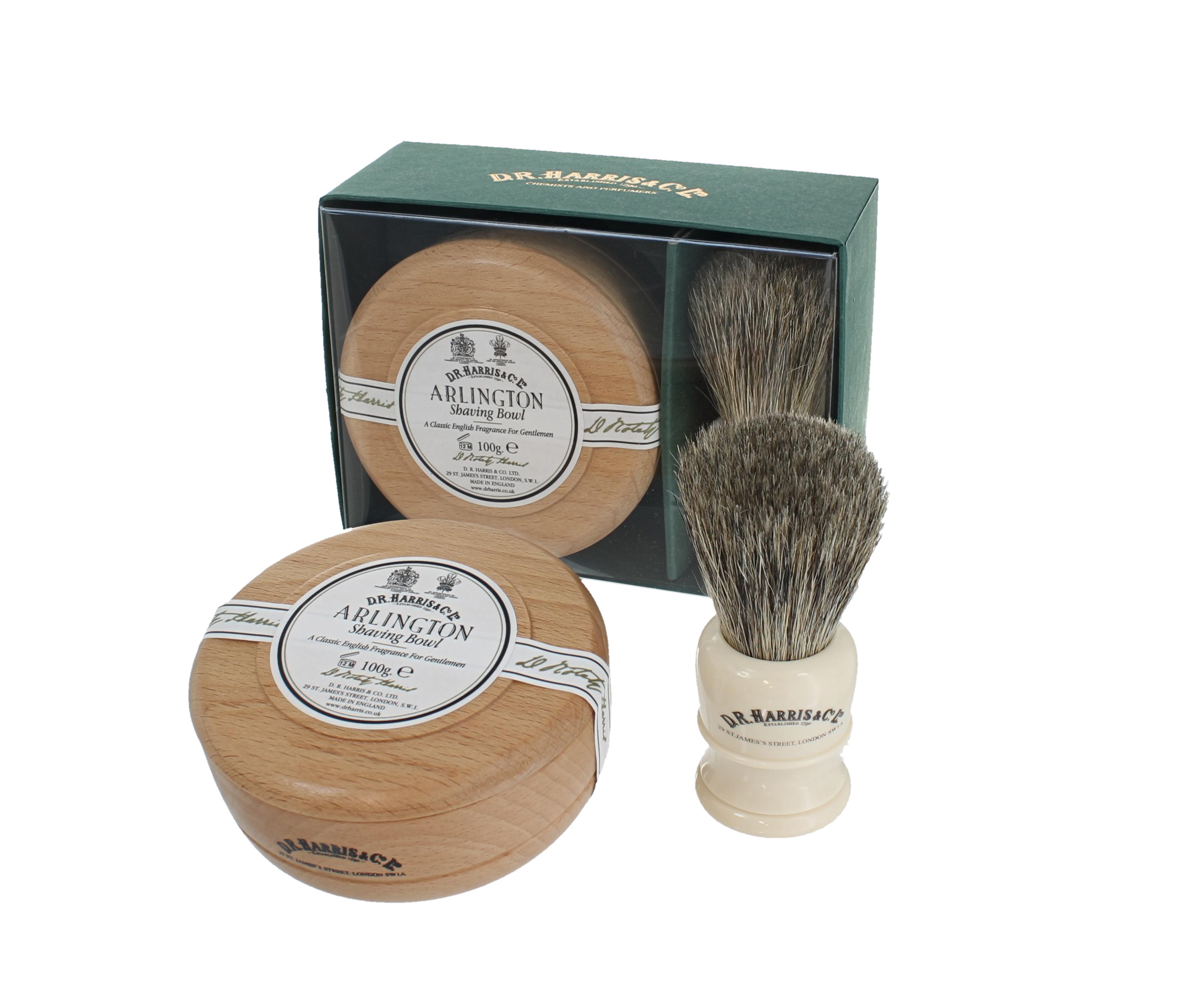 D. R. Harris Arlington Shaving Gift Set Beech