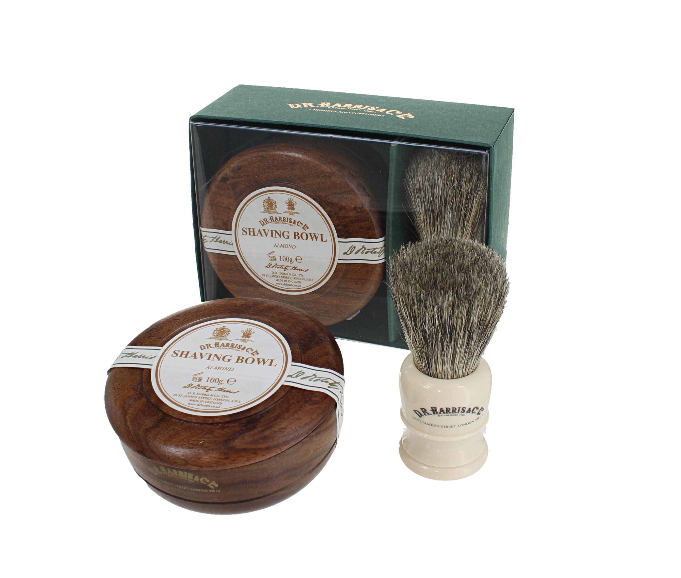 D. R. Harris Mahogany Almond Shaving Gift Set