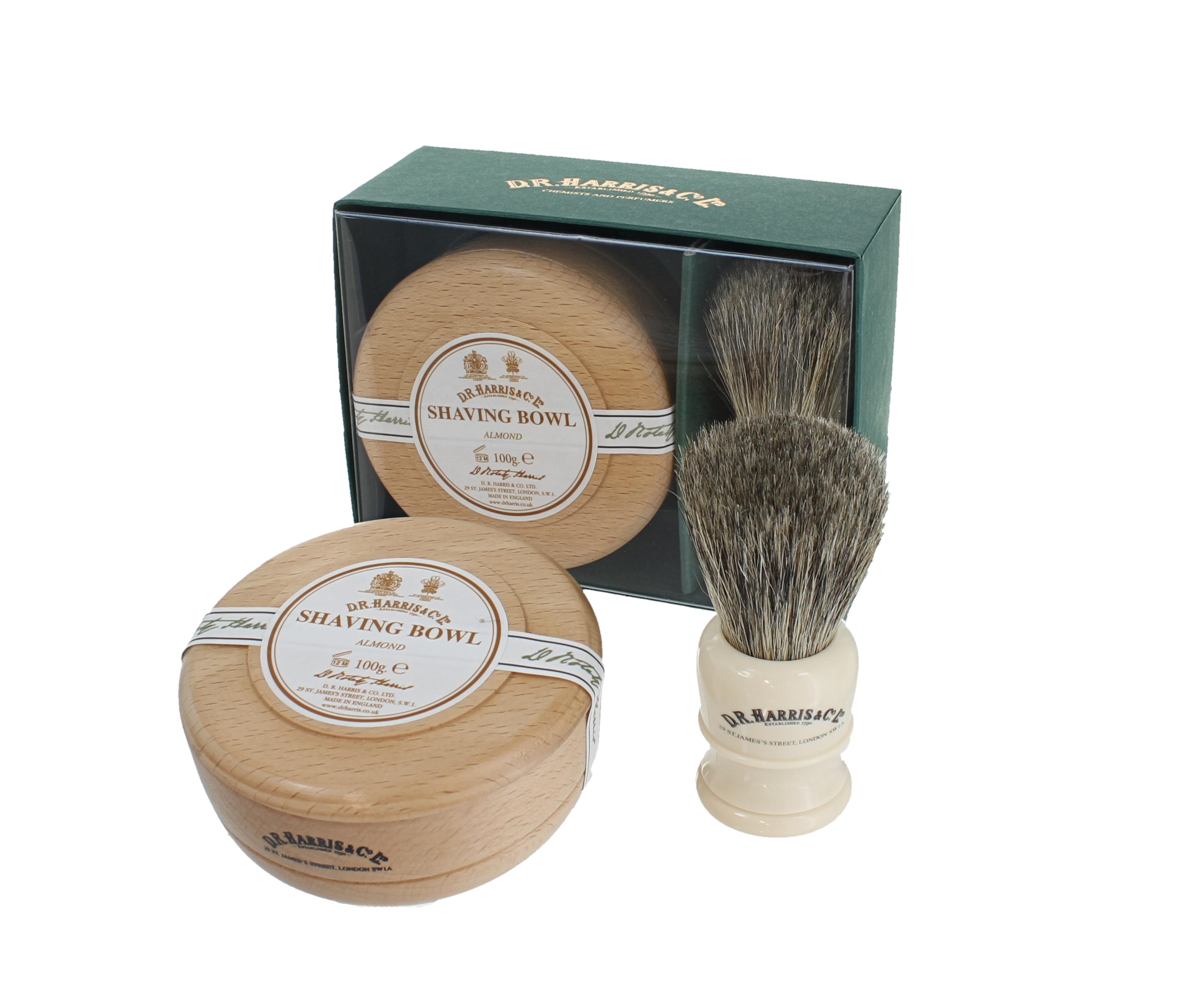 D. R. Harris Beech Almond Shaving Gift Set