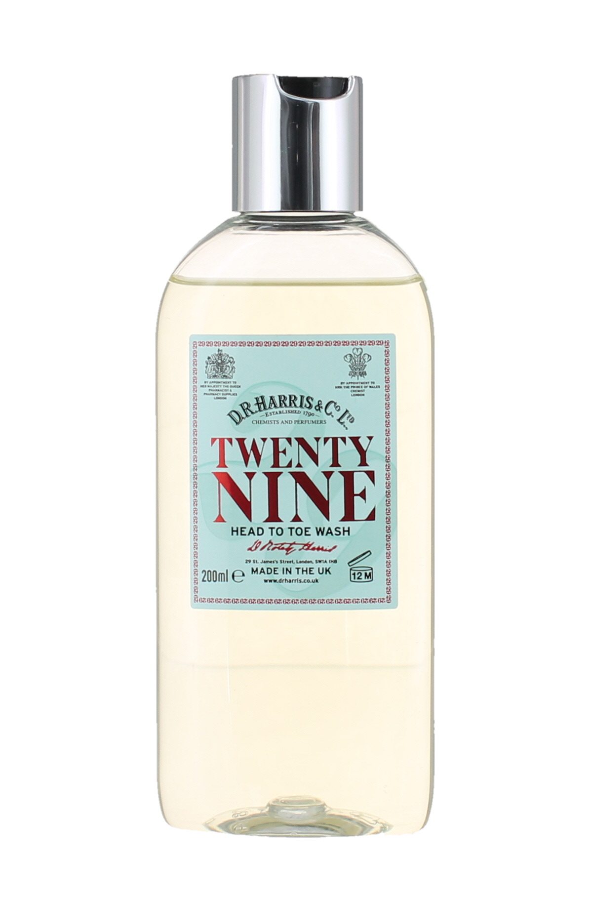 D. R. Harris 200ml Twenty Nine Head to Toe Wash