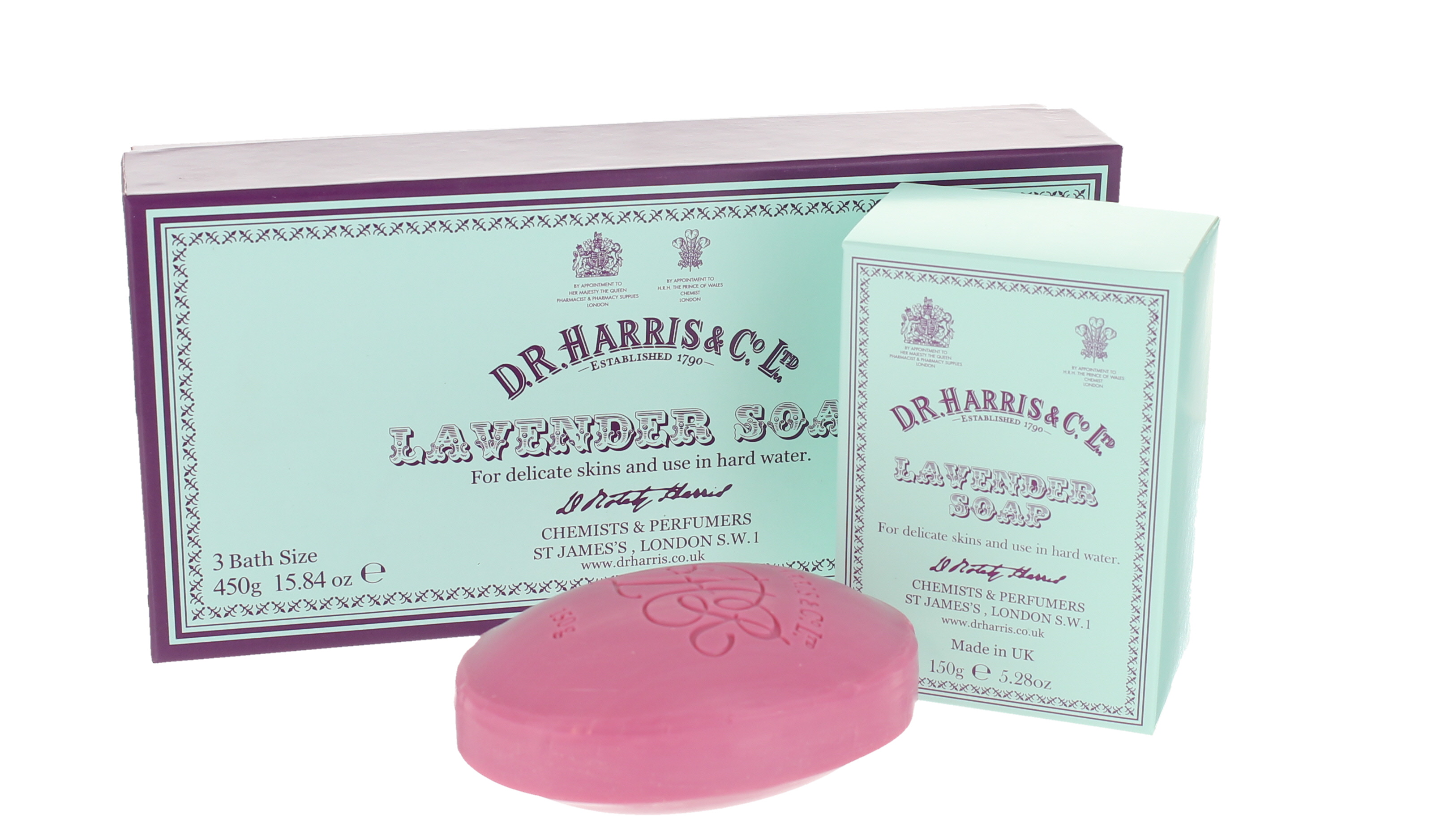 D. R. Harris 3 Pack Lavender Bath Soap 