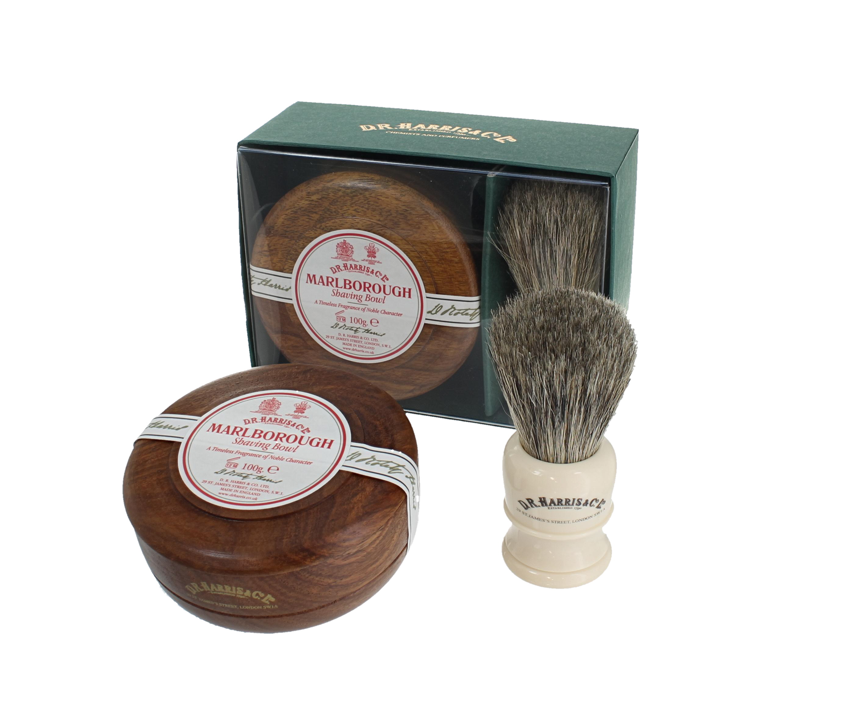 D. R. Harris Marlborough Shaving Gift Set Mahogany